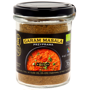 GARAM MASALA BEZGLUTENOWA BIO 70 g - PIĘĆ PRZEMIAN