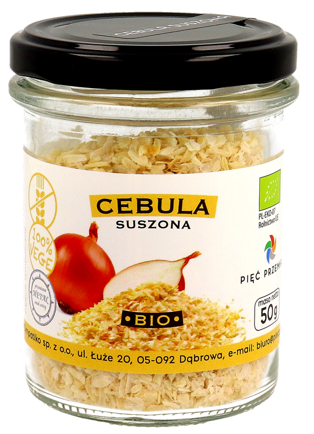 Cebula suszona bezglutenowa bio 50 g