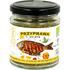 PRZYPRAWA DO RYB BEZGLUTENOWA BIO 40 g - PIĘĆ PRZEMIAN
