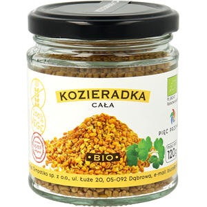 KOZIERADKA ZIARNO BEZGLUTENOWA BIO 120 g - PIĘĆ PRZEMIAN