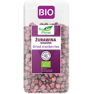 ŻURAWINA SUSZONA NIESŁODZONA BIO 50 g - BIO PLANET
