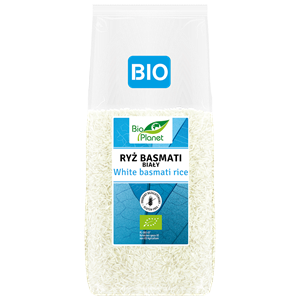 RYŻ BASMATI BIAŁY BEZGLUTENOWY BIO 1 kg - BIO PLANET