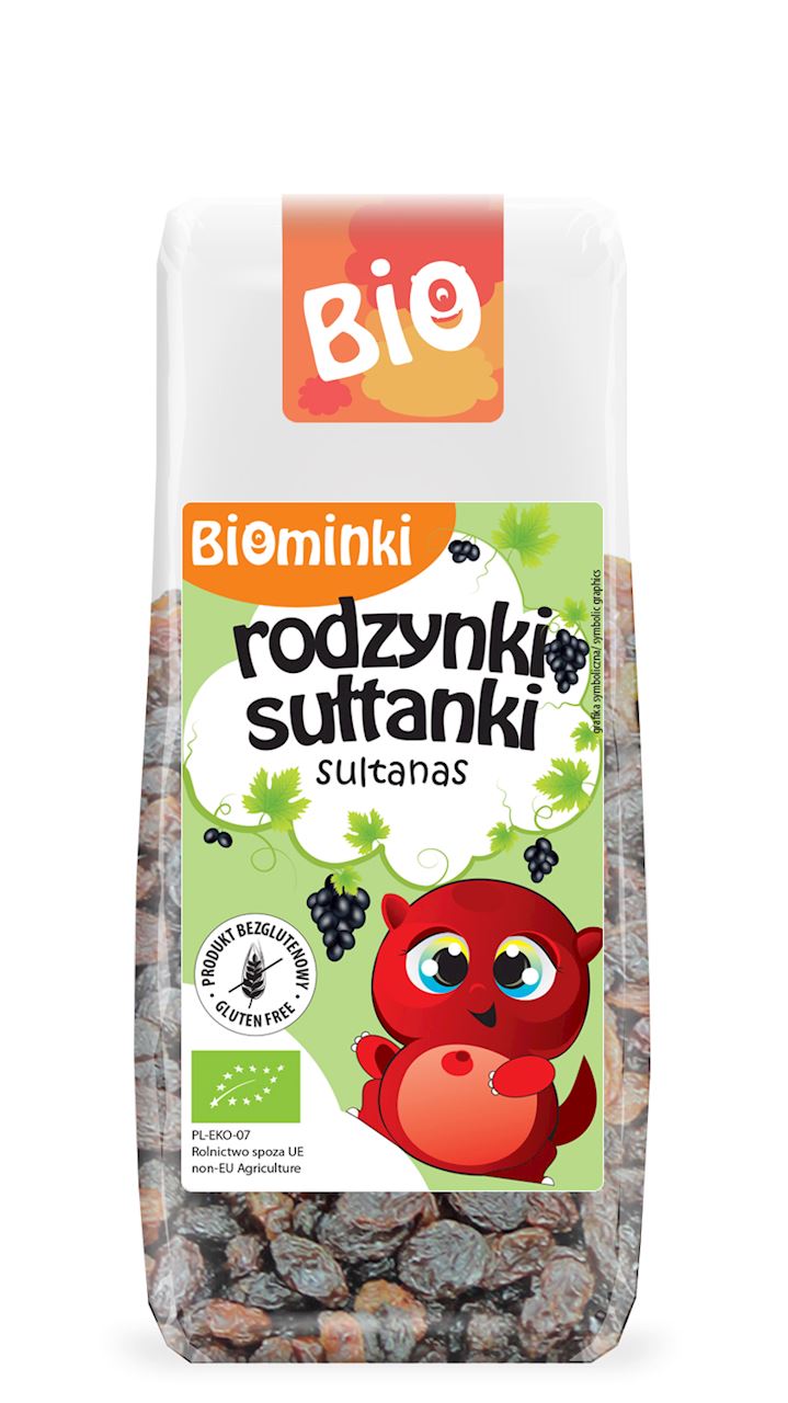 Rodzynki sułtanki bezglutenowe bio 150 g
