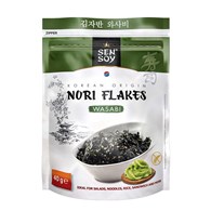 PŁATKI NORI WASABI BEZGLUTENOWE 40 g - SEN SOY