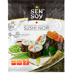 ALGI NORI PRAŻONE DO SUSHI (5 szt) 12,5 g - SEN SOY