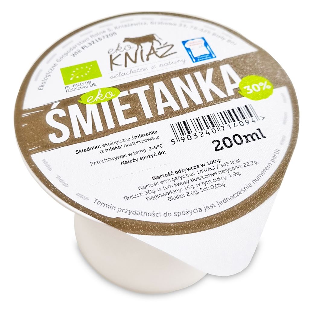 Śmietanka 30 % bio 200 ml