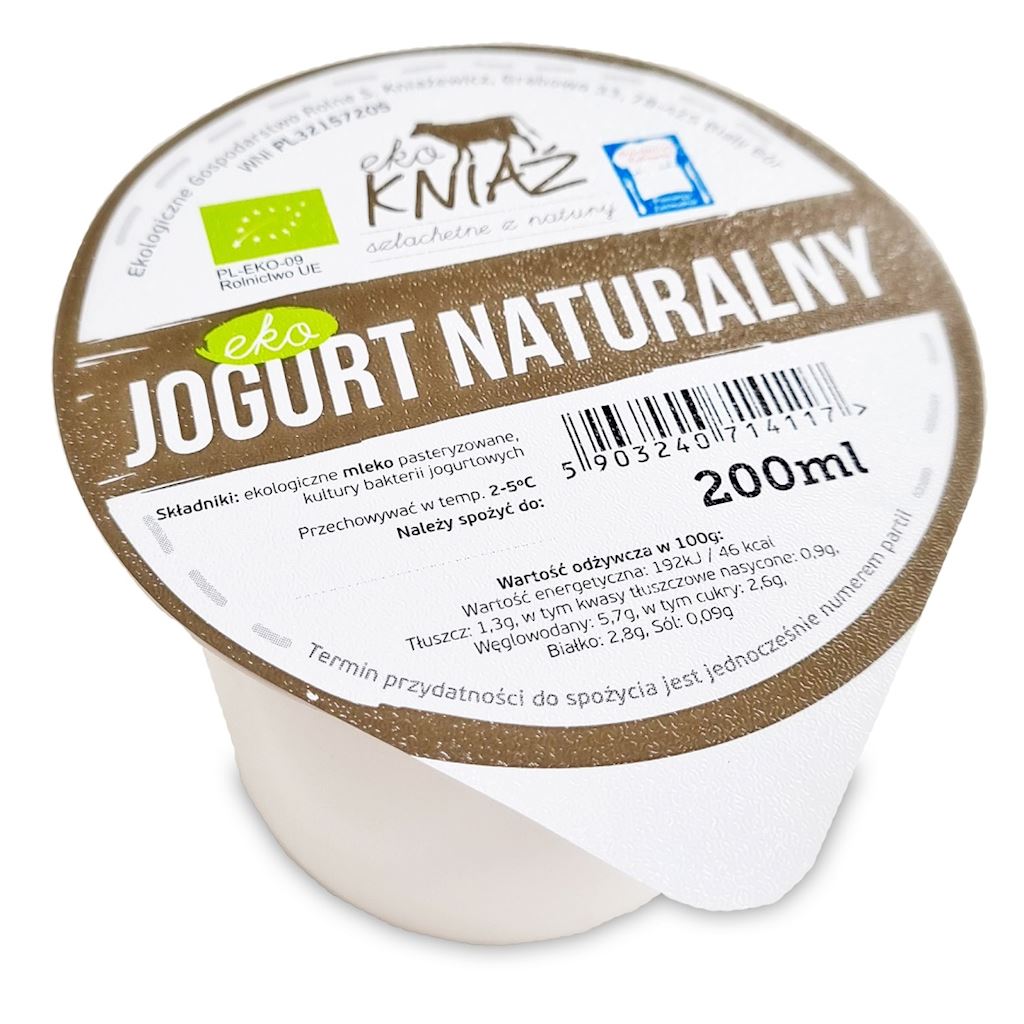 Jogurt naturalny 1,3 % bio 200 ml