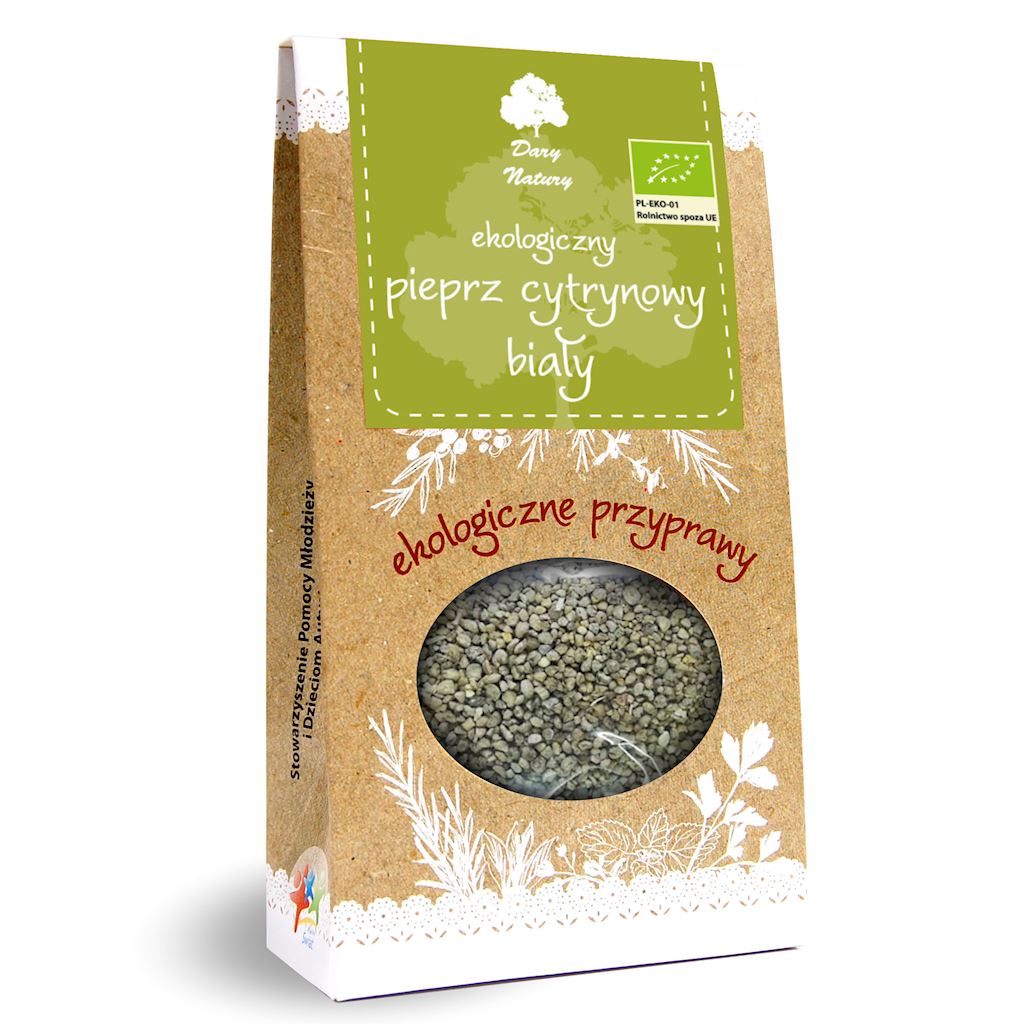 Pieprz biały cytrynowy bio 50 g