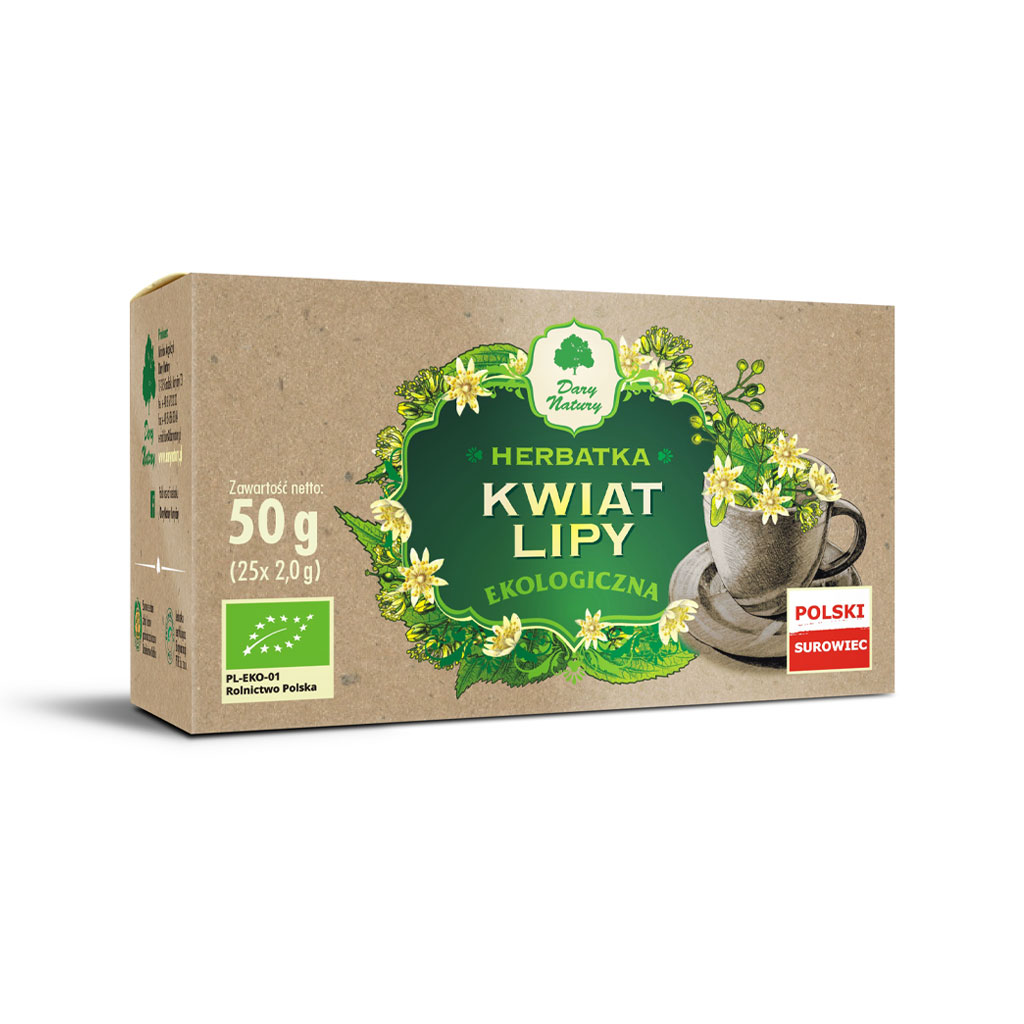 Herbatka kwiat lipy bio (25 x 2 g) 50 g