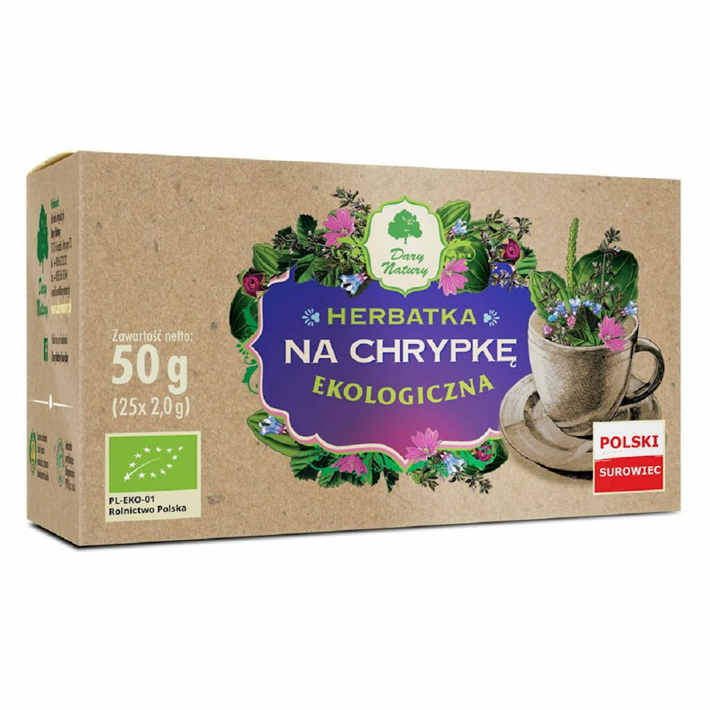 Herbatka na chrypkę bio (25 x 2 g) 50 g