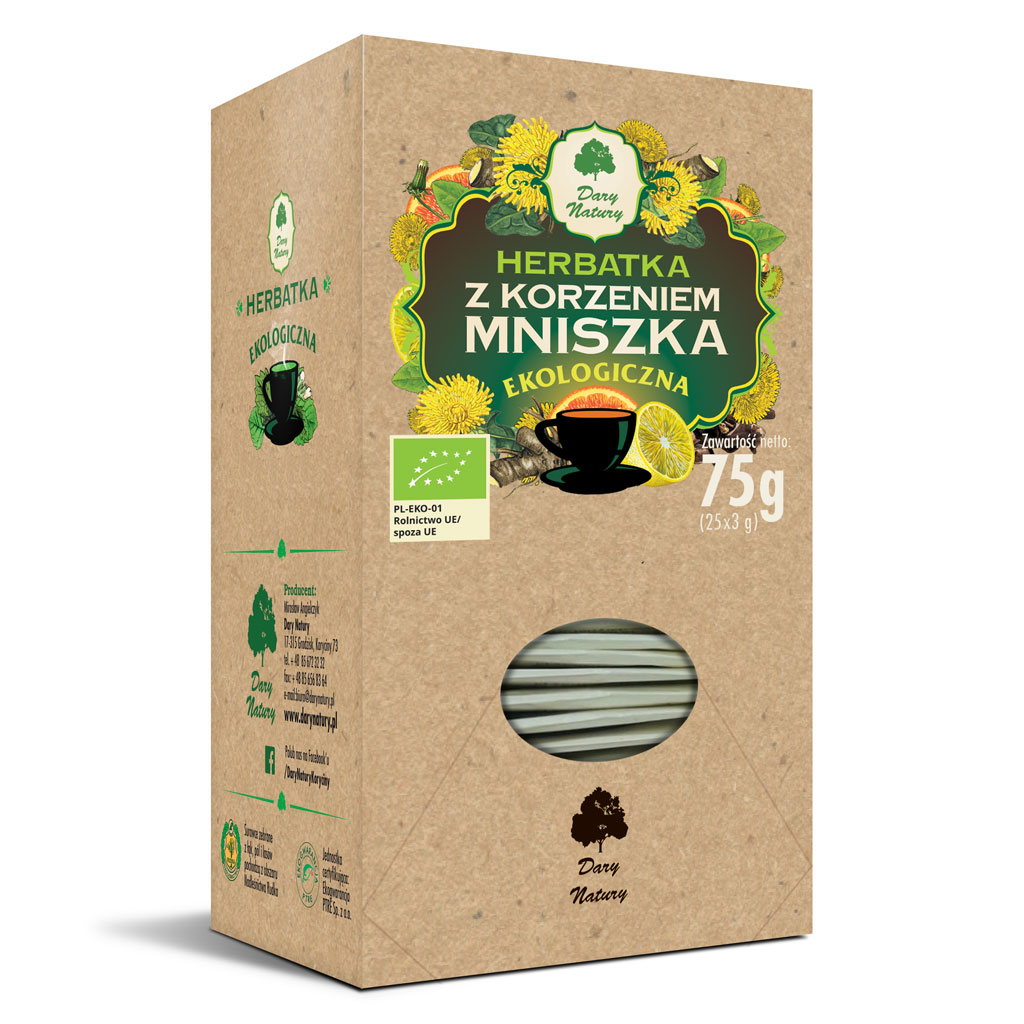 Herbatka z korzeniem mniszka bio (25 x 3 g) 75 g