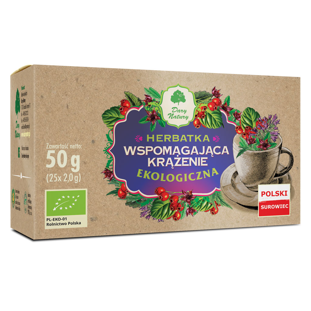 Herbatka wspomagająca krążenie bio (25 x 2 g) 50 g