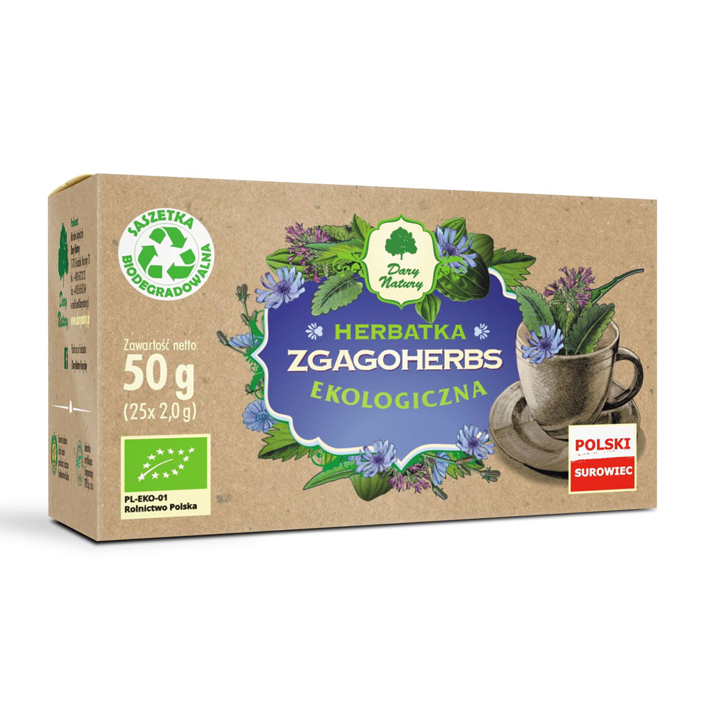 Herbatka zgagoherbs bio (25 x 2 g) 50 g