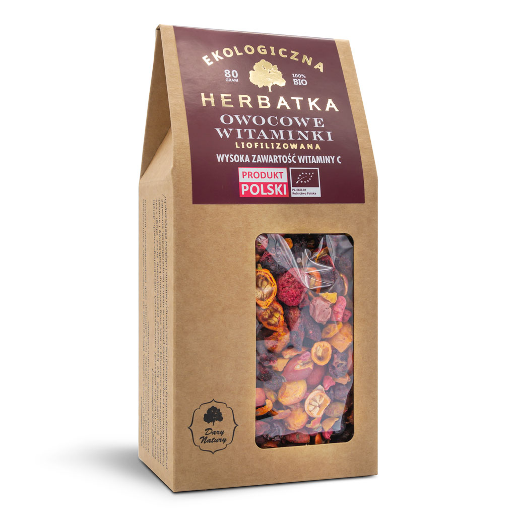 Herbatka liofilizowana owocowe witaminki bio 80 g