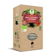 HERBATKA MALINOWO - LIPOWA BIO (25 x 2,5 g) 62,5 g - DARY NATURY