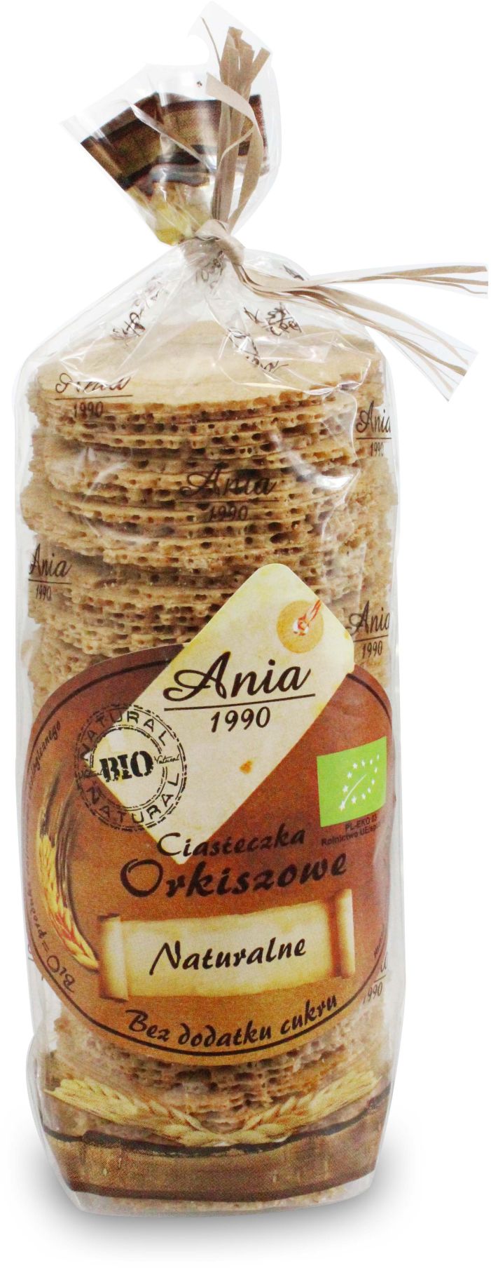 Ciastka orkiszowe naturalne bez dodatku cukrów bio 120 g