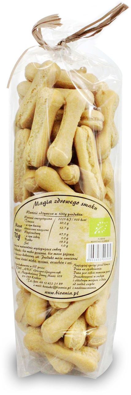 Pałeczki ptysiowe bez dodatku cukrów bio 70 g