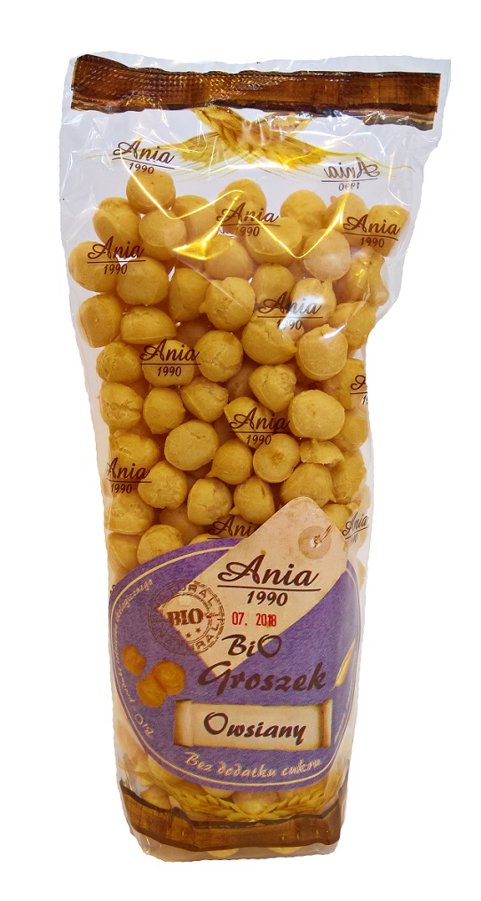 Groszek ptysiowy owsiany bez dodatku cukrów bio 70 g