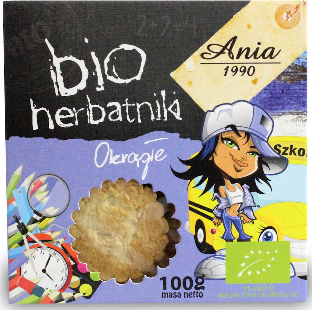 Herbatniki okrągłe bio 100 g