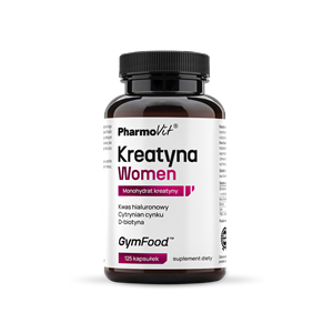 KREATYNA WOMEN BEZGLUTENOWA 125 KAPSUŁEK - PHARMOVIT (GYM FOOD)