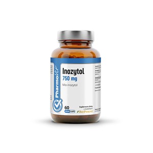 INOZYTOL (750 mg) BEZGLUTENOWY 60 KAPSUŁEK - PHARMOVIT (CLEAN LABEL)