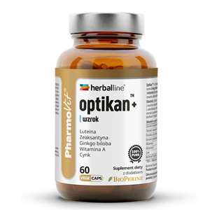 KAPSUŁKI NA WZROK (OPTIKAN) BEZGLUTENOWE 60 szt. - PHARMOVIT (HERBALLINE)