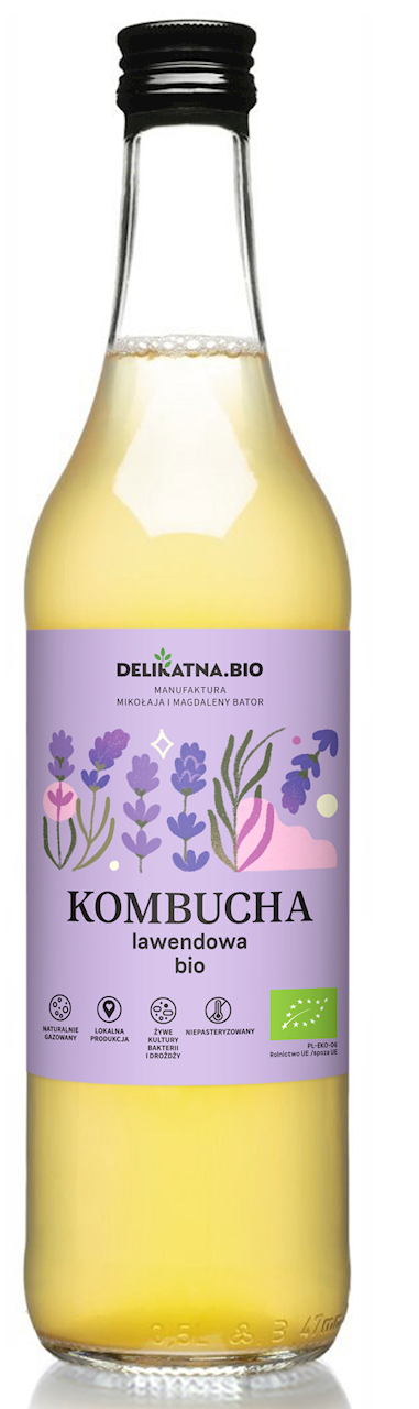 Kombucha lawendowa bio 500 ml