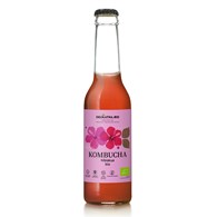 KOMBUCHA Z HIBISKUSEM BIO 270 ml - DELIKATNA