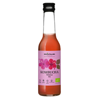 KOMBUCHA Z HIBISKUSEM BIO 270 ml - DELIKATNA