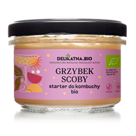 GRZYBEK SCOBY STARTER DO KOMBUCHY BIO 150 g - DELIKATNA