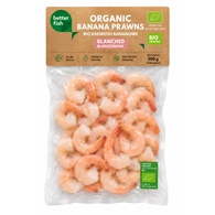KREWETKI BANANOWE BLANSZOWANE MROŻONE BIO 225 g - BETTER FISH