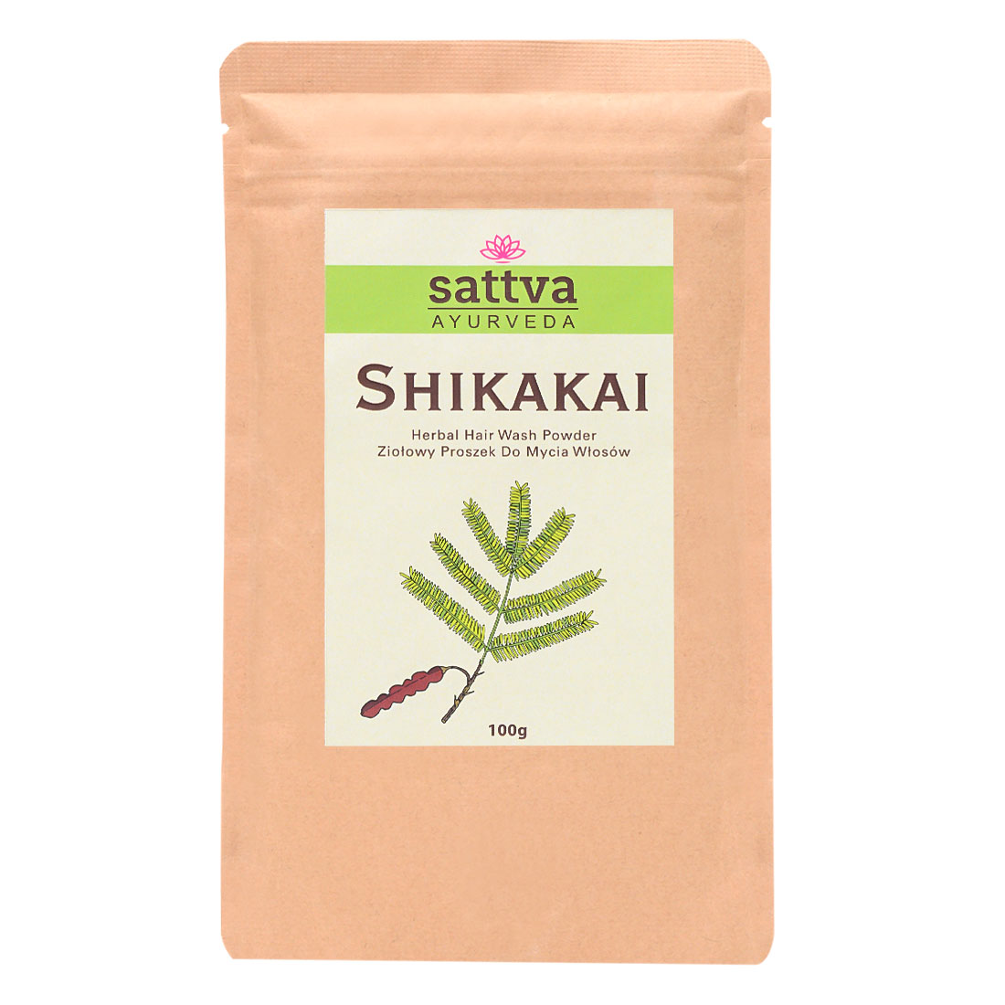 Proszek ziołowy do mycia włosów shikakai 100 g