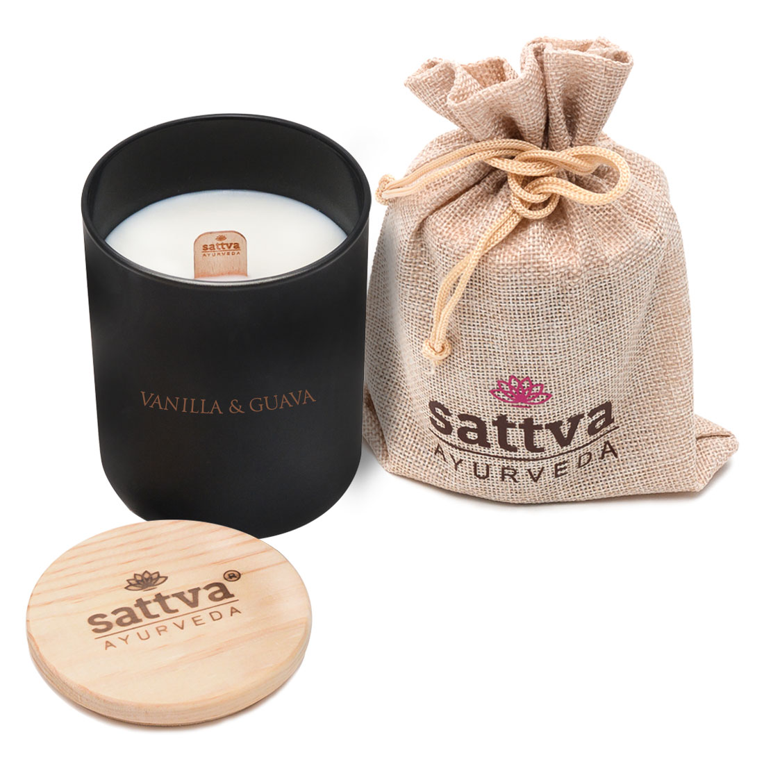 Świeca sojowa wanilia i guawa 200 ml