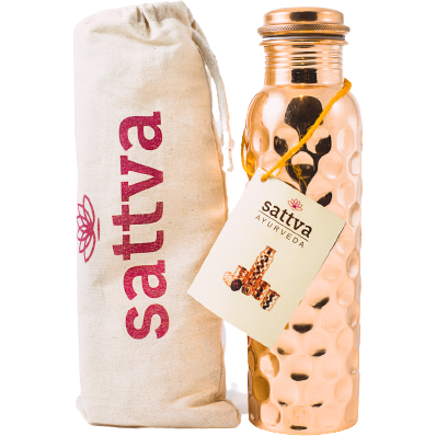 Butelka miedziana diamond 650 ml