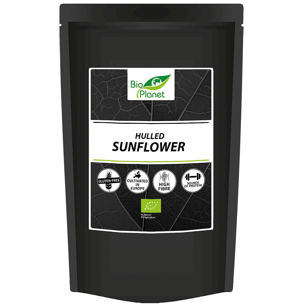 Słonecznik łuskany bezglutenowy bio 800 g
