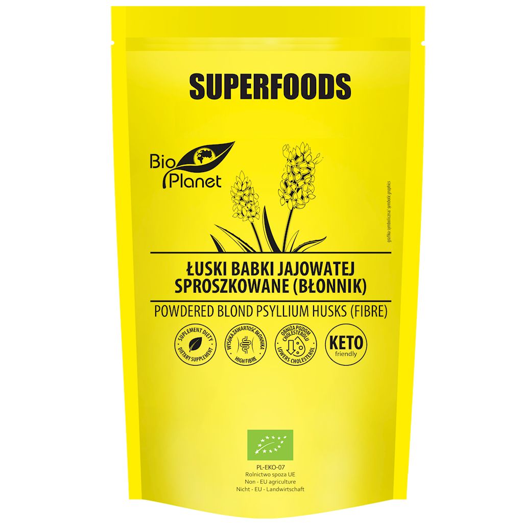 Łuski babki jajowatej (błonnik) bio 400 g