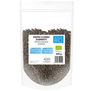 PIEPRZ CZARNY ZIARNISTY BIO 500 g - HORECA (BIO PLANET)
