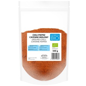 CHILI (PIEPRZ CAYENNE) BIO 500 g - HORECA