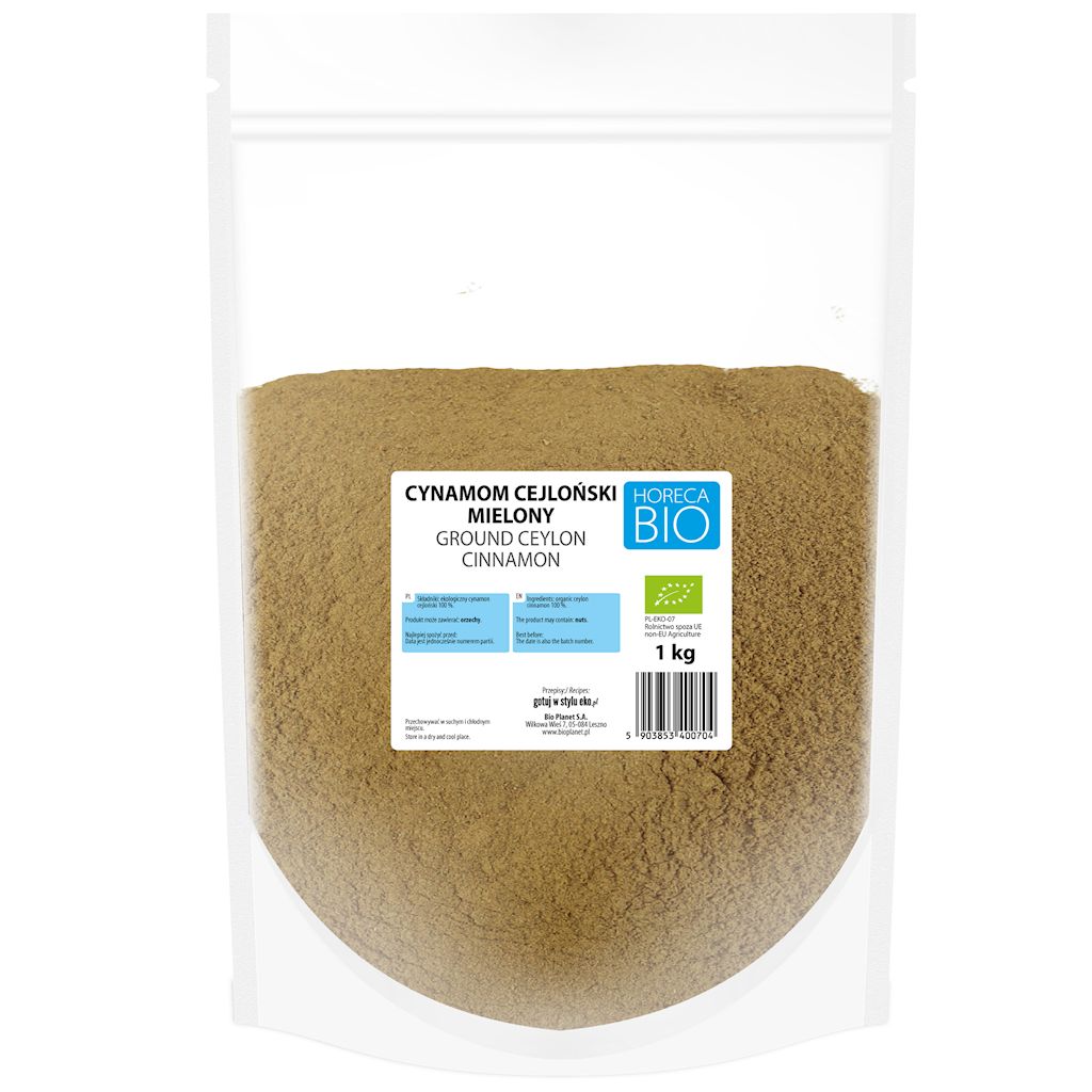 Cynamon cejloński mielony bio 1 kg