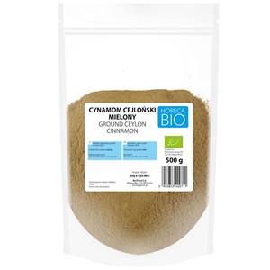 CYNAMON CEJLOŃSKI MIELONY BIO 500 g - HORECA