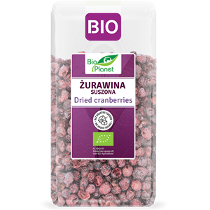 ŻURAWINA SUSZONA NIESŁODZONA BIO 100 g - BIO PLANET