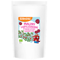 MALINY LIOFILIZOWANE BIO 30 g - BIOMINKI