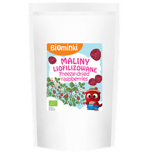 MALINY LIOFILIZOWANE BIO 30 g - BIOMINKI