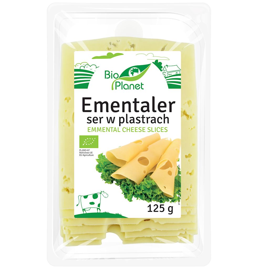 Ser ementaler plastry bio 125 g