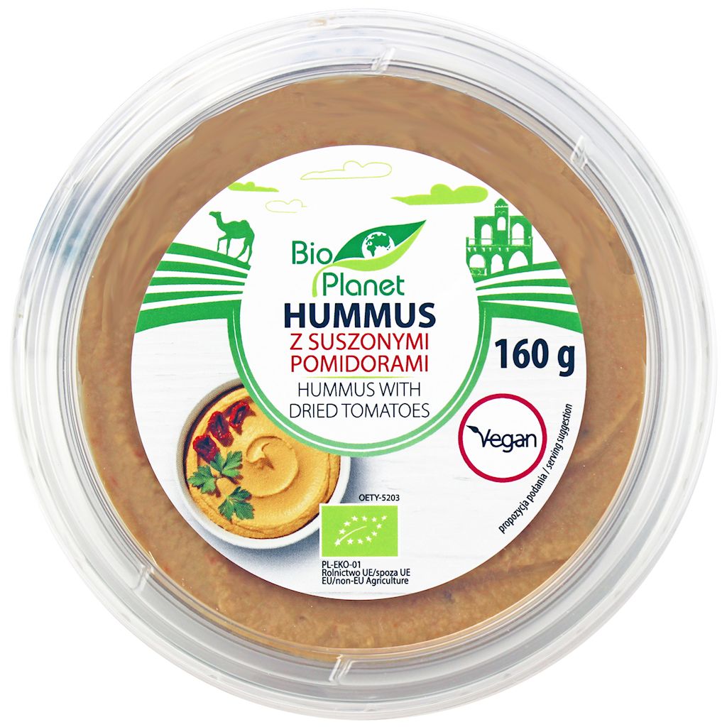 Hummus z suszonymi pomidorami bio 160 g
