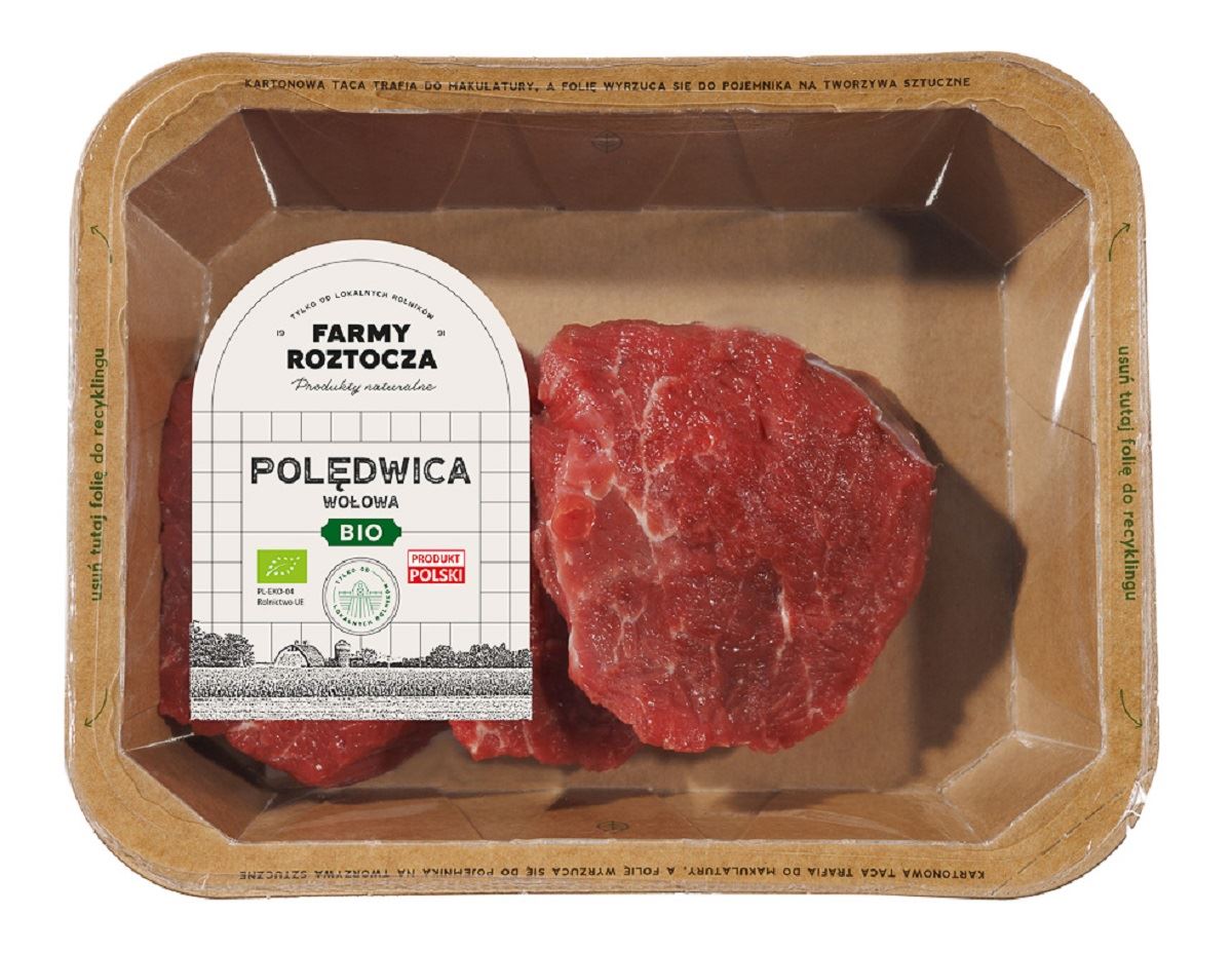Polędwica wołowa krojona surowa  bio 300 g