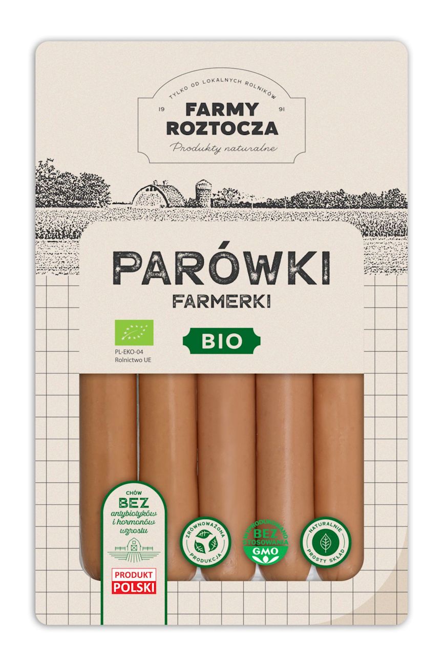 Parówki farmerki bio 250 g