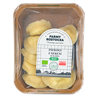 PIEROGI Z SEREM NA SŁODKO BIO 400 g - FARMY ROZTOCZA (NA ZAMÓWIENIE)