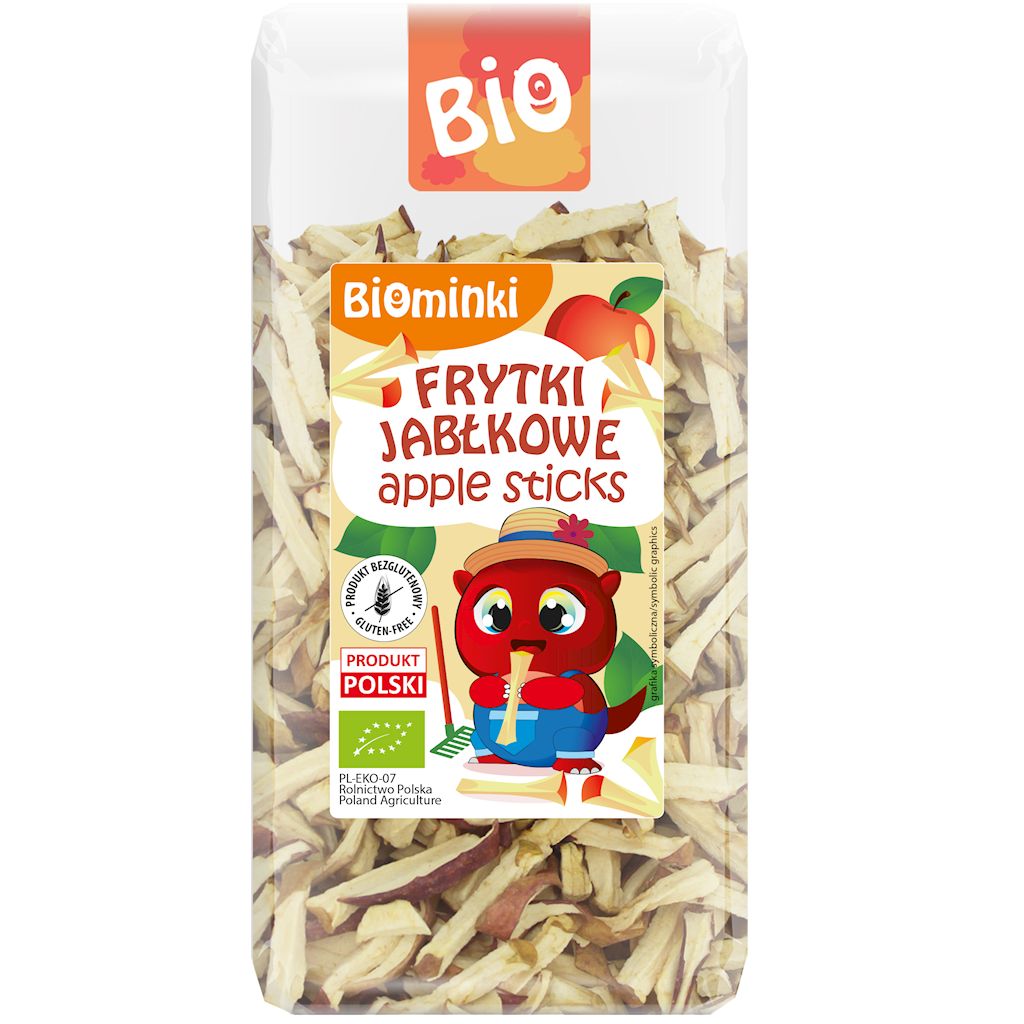 Frytki jabłkowe bezglutenowe bio 50 g