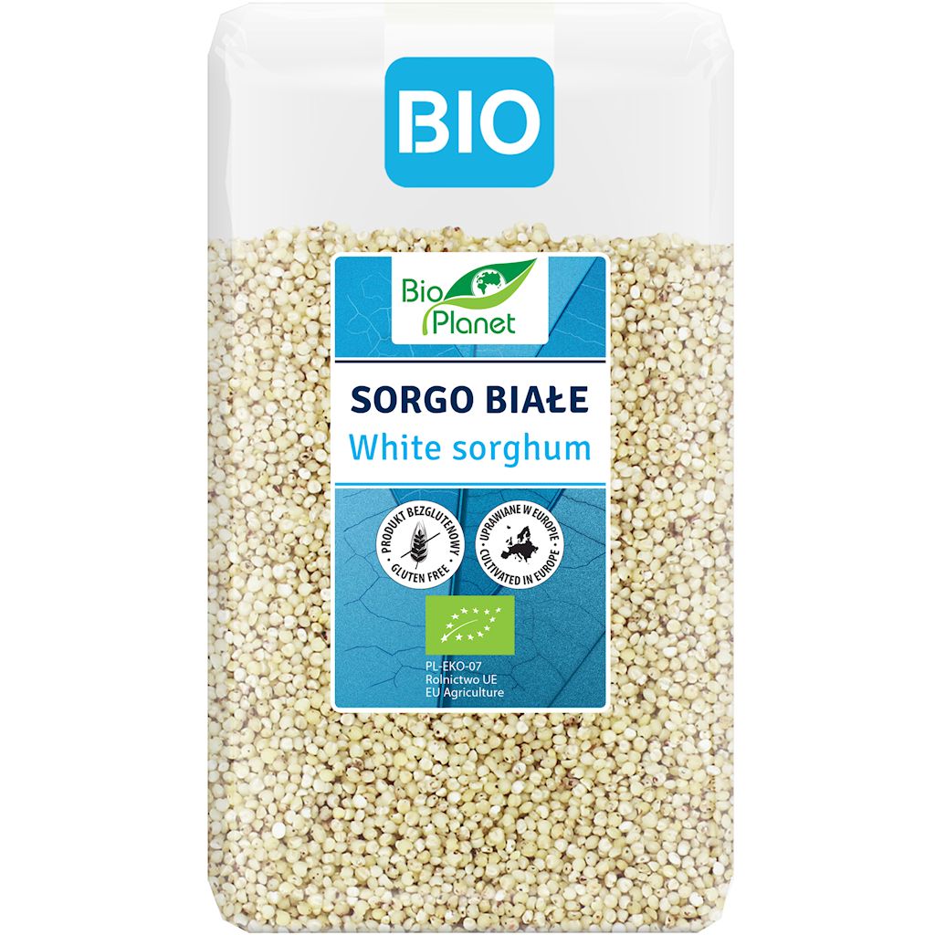 Sorgo białe obłuszczone bezglutenowe bio 1 kg